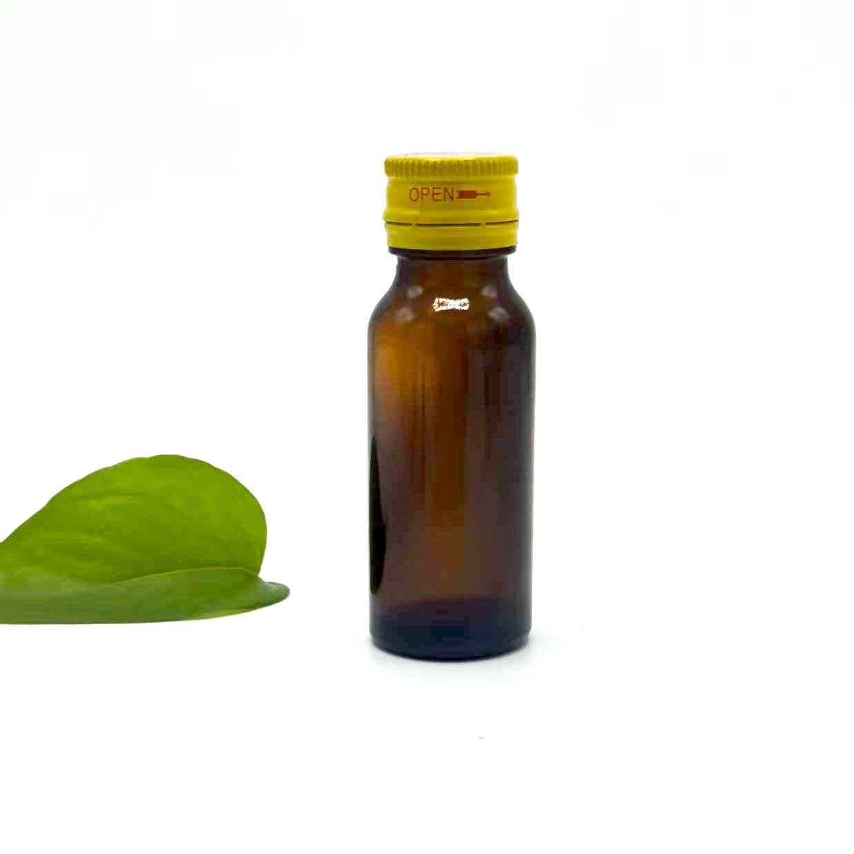 Кафеаво орално шише со течност од 20 ml